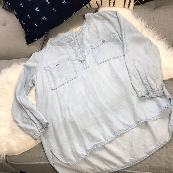 Cloth & Stone Chambray Tunic - Picture 4 of 8